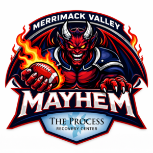 Merrimack Valley Mayhem team logo